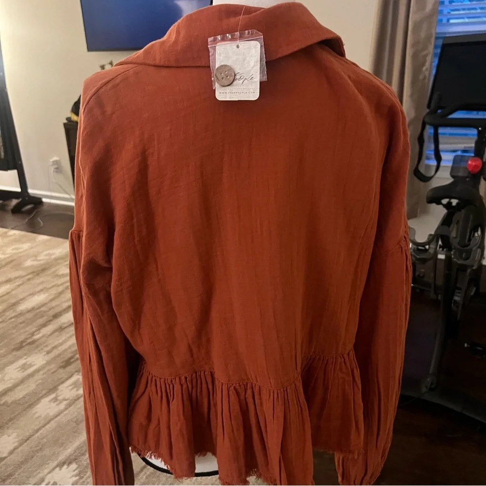 Lyra Tiered Bed Jacket Free People NWT xs